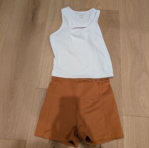 Active wear - Shorts with Top - Size Medium - Jessica Simpson